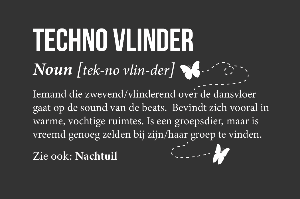 Techno Vlinder T-shirt